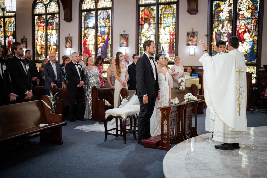 Wedding at St Ann Catholic church West Palm Beach
