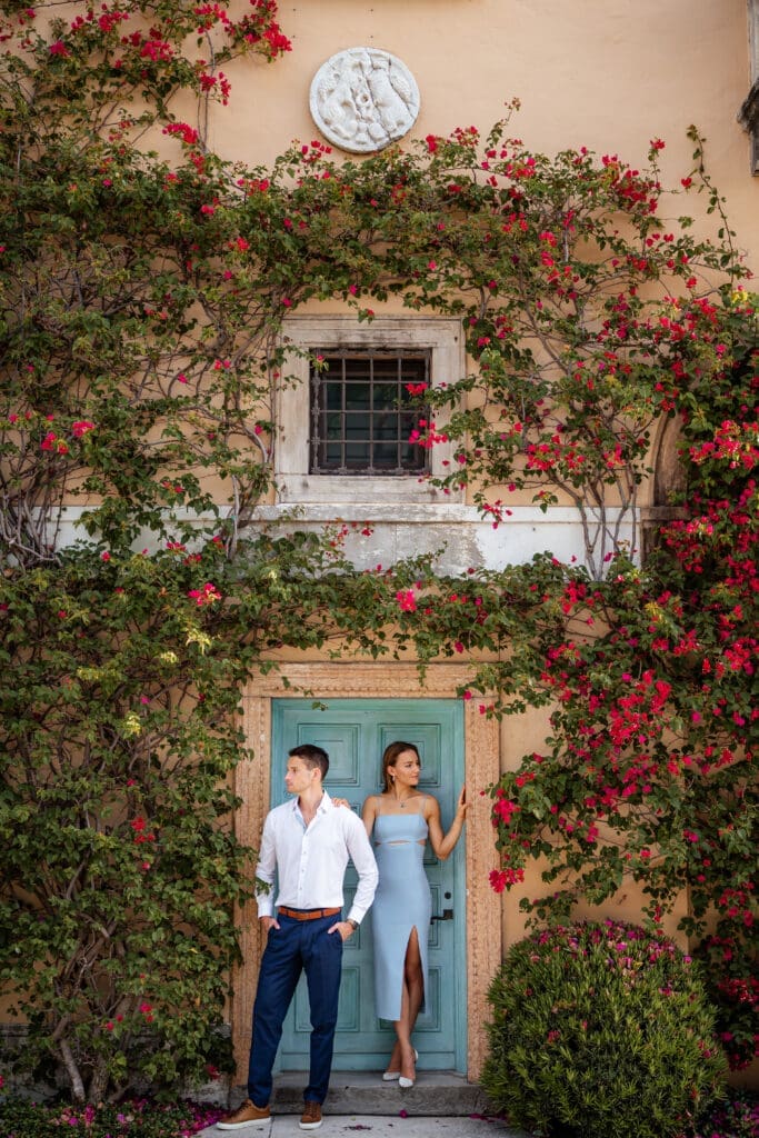 Teal door in Palm Beach