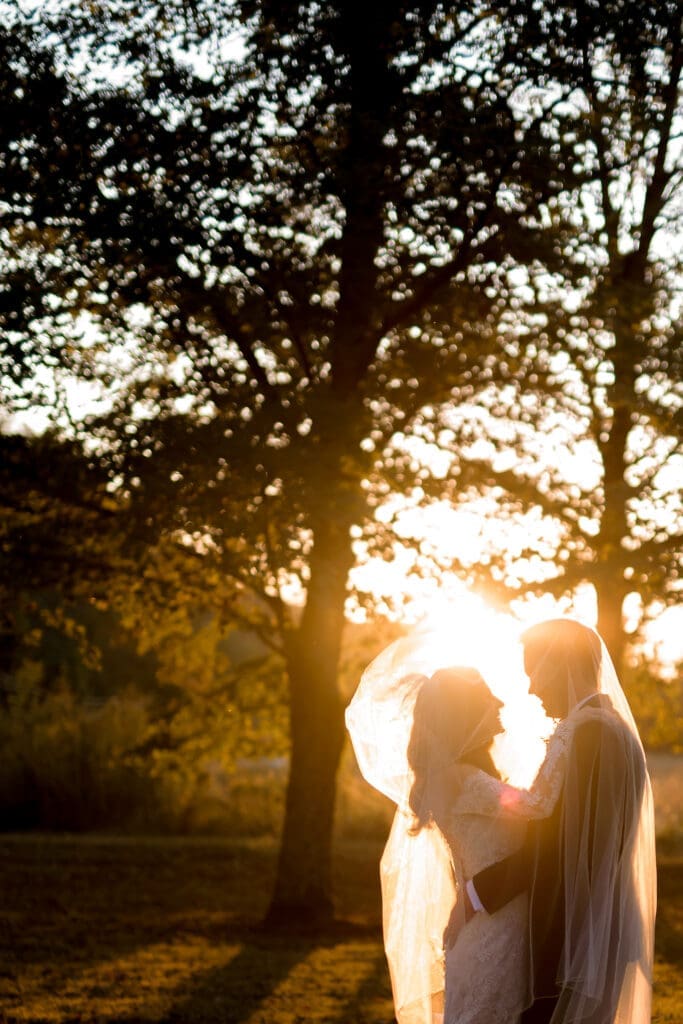 Bride and groom portraits at DrakeWood Farms Nashville, TN
