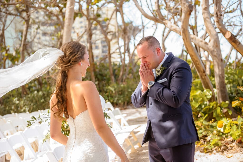 Jupiter beach resort wedding ceremony
